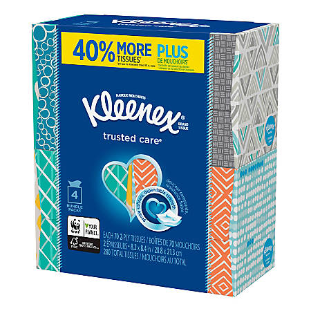 Kleenex Trusted Care Everyday Tissues 12PK - Office Depot