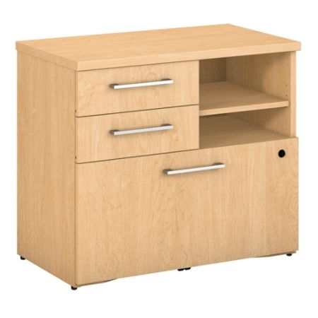 Bush 400 Series 30 File Cabinet Maple Office Depot