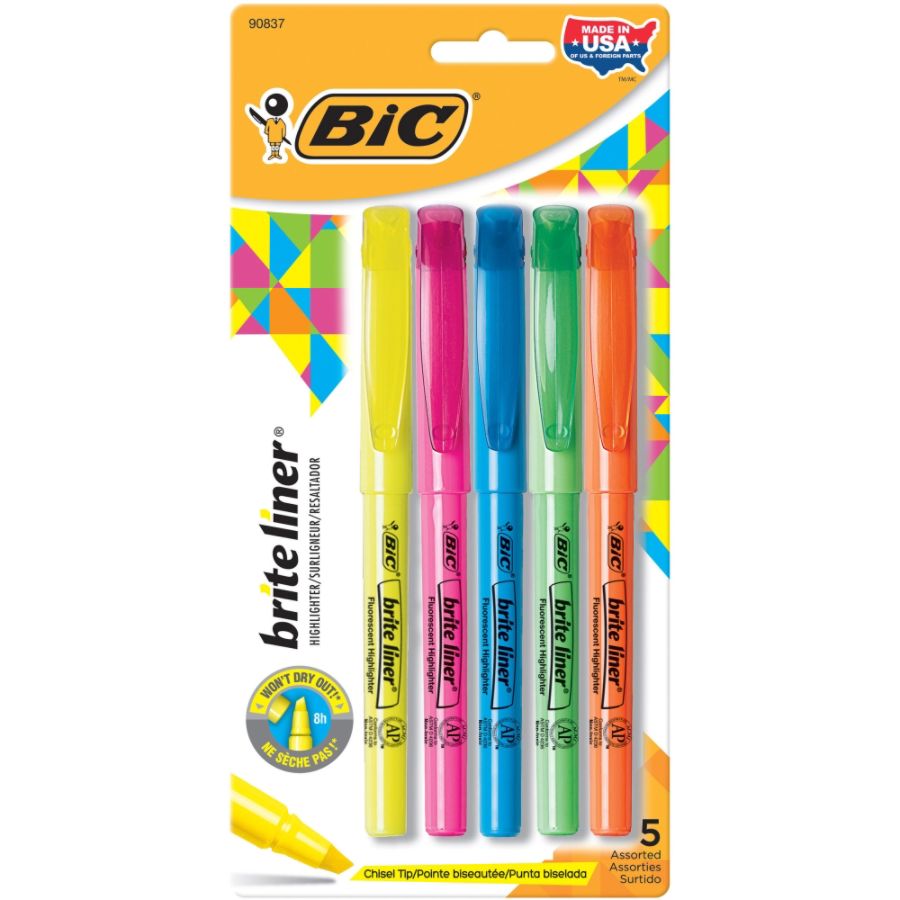 BIC Brite Liner Highlighters Chisel Point