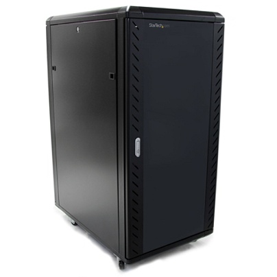 Startech Com 25u 36in Knock Down Server Rack Cabinet With Casters