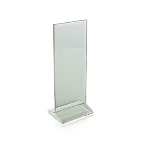 Azar Displays Top Load Acrylic Sign Holders 11 X 4 14 Clear Pack