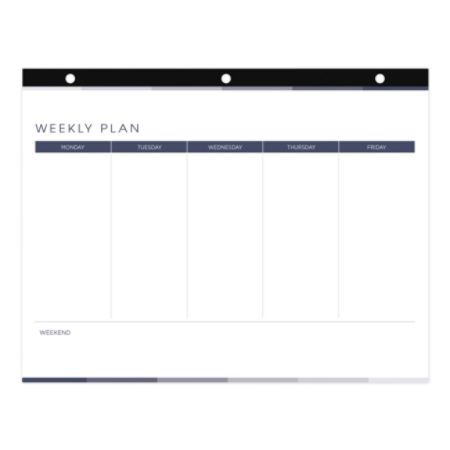 Blueline 52 Week Desk Pad Calendar 11 X 8 12 Undated Office Depot