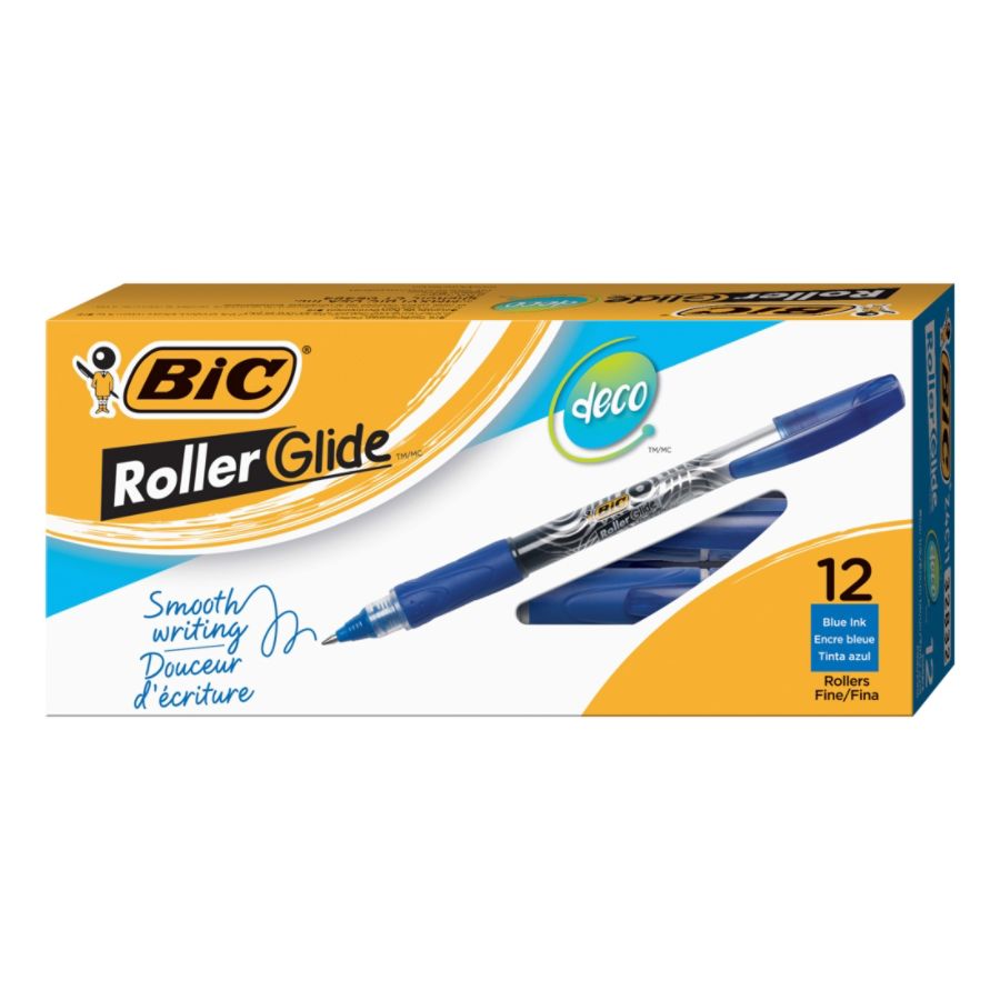UPC 070330313644 product image for BIC Z4+ Bold Rollerball Pen - Bold Point Type - 0.7 mm Point Size - Blue - Gray  | upcitemdb.com