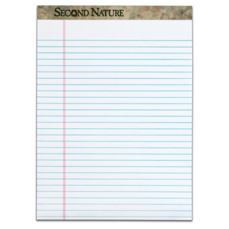 tops writing second nature pads recycled ruled legal sheets pack