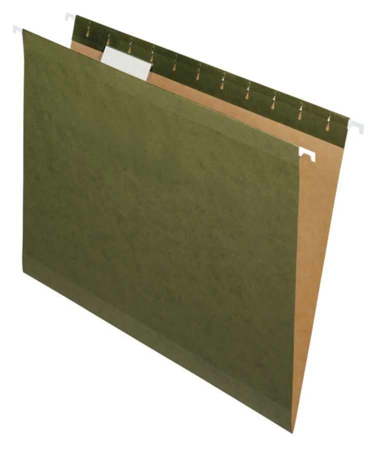 Office Depot Brand Reinforced Hanging File Folders 8 12 x 11 Letter ...