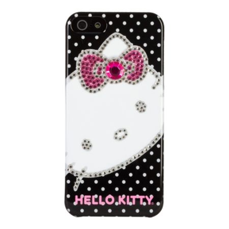 Hello Kitty Bling Case For Apple iPhone 5 PinkBlack - Office Depot