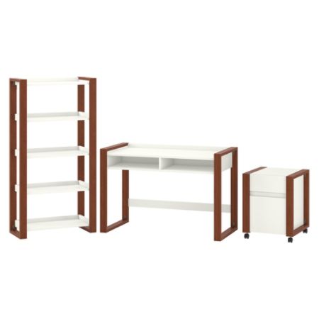 Kathy Ireland Home Voss Desk Bookcase Cabinet Office Depot