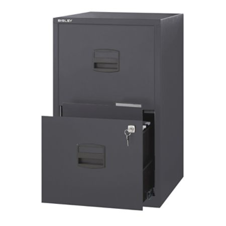 Bisley Pfa 2 Drawer Vertical File Cabinet Office Depot