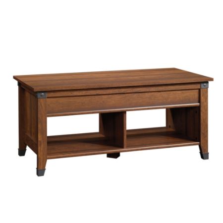 Sauder Carson Forge Coffee Table Cherry Office Depot