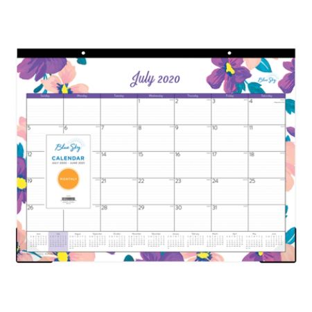 Blue Sky Desk Calendar Pretty 124914 Office Depot
