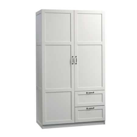 Sauder Select Storage Cabinet White Office Depot