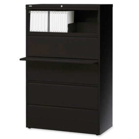 Lorell Fortress Series 36w 5 Drawer Steel Lateral File Cabinet