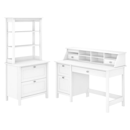 Bush Furniture Broadview 54 W Computer Desk With Drawers Desktop