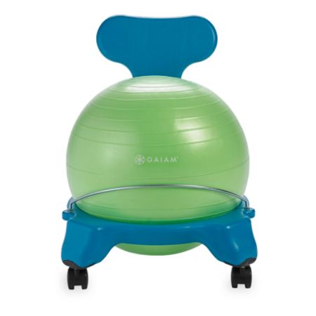 Gaiam Kids Balance Ball Chair Bluegreen Office Depot
