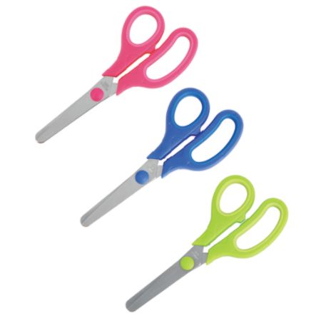 Office Depot Brand Kids School Scissors 5 Blunt Assorted Colors by ...