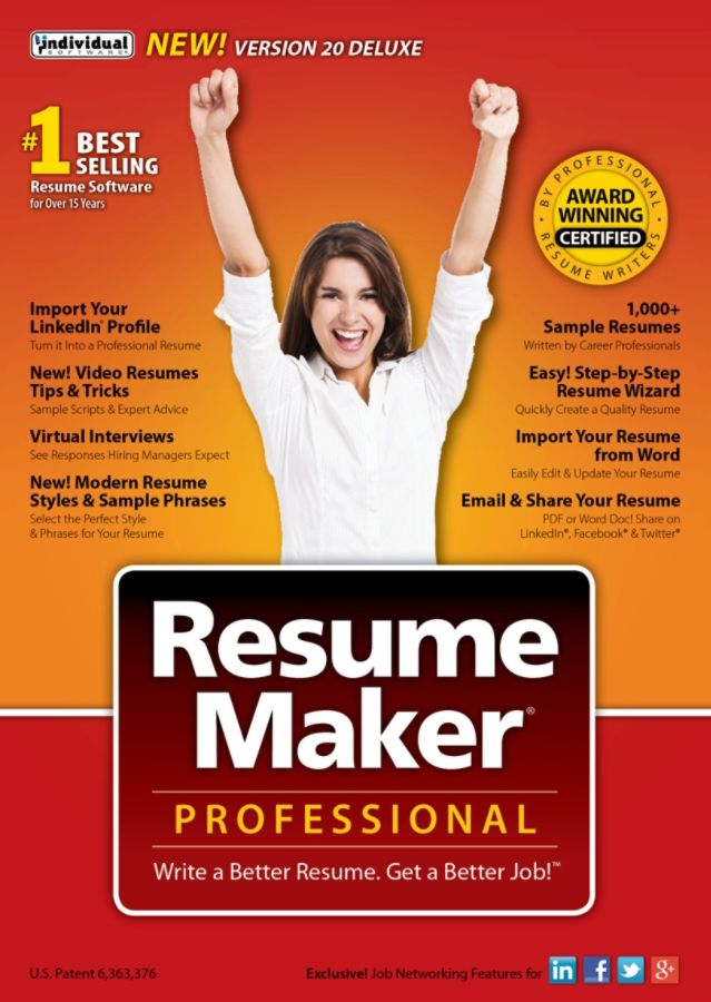 Resumemaker Professional Pro Deluxe 20, Traditional Disc