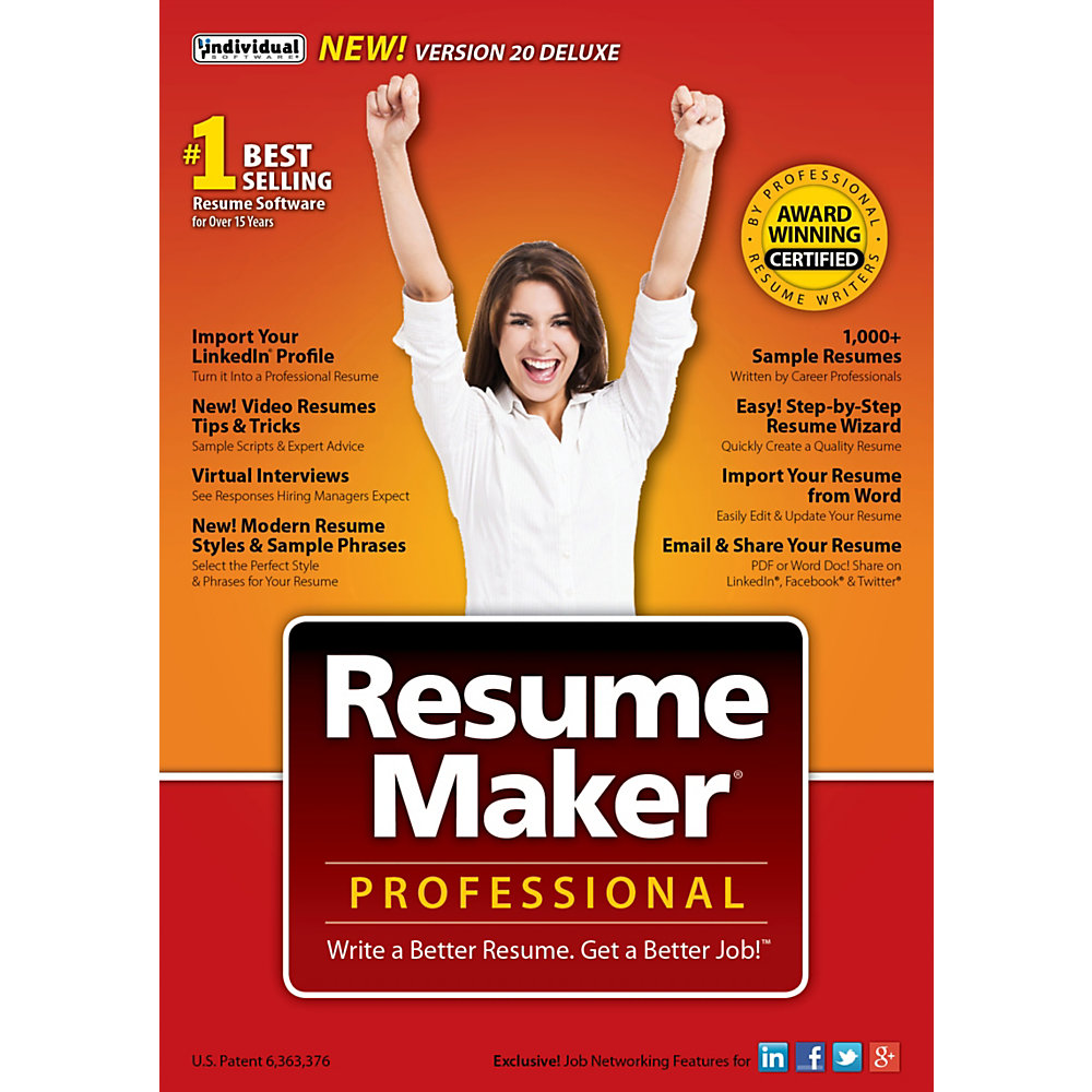 Resumemaker Professional Pro Deluxe 20, Traditional Disc