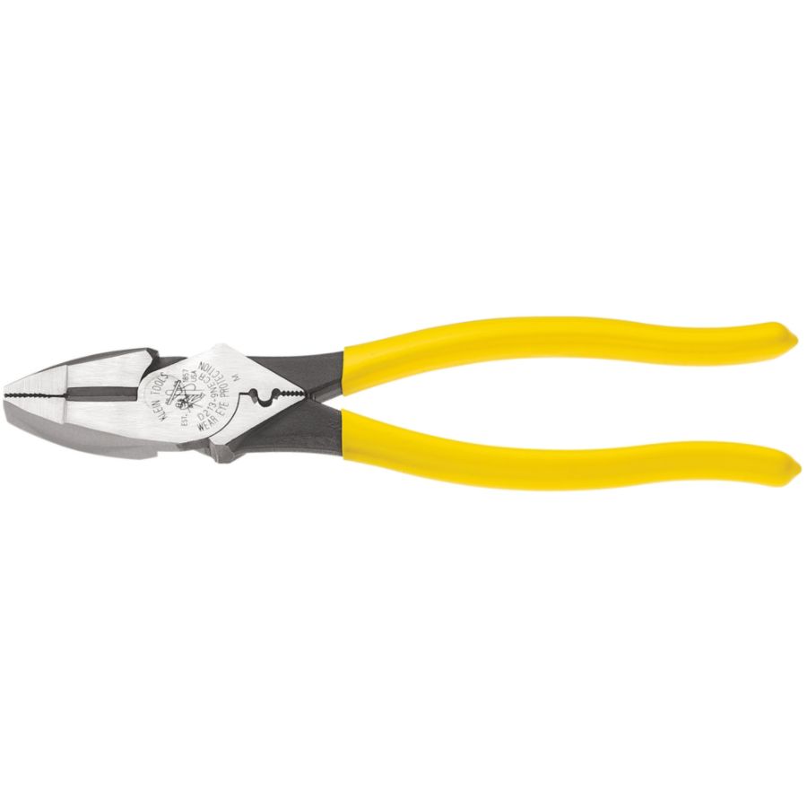 KLEIN TOOLS D213-9NE-CR Lineman's Crimping Pliers, 9-Inch