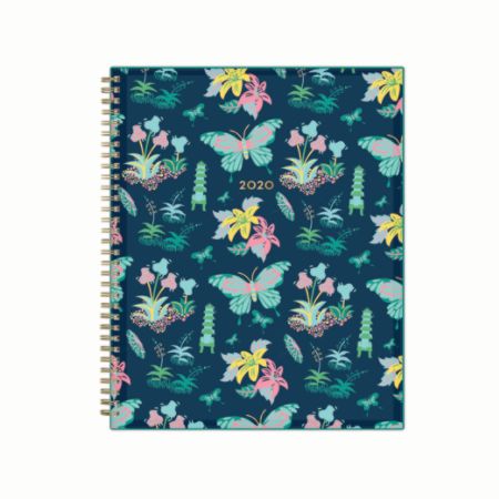 Business Industrial Planners Organizers Blue Sky Office Depot 2019 2020 Planner Calendar Weekly Academic Blue Floral Pin Studio In Fine Fr