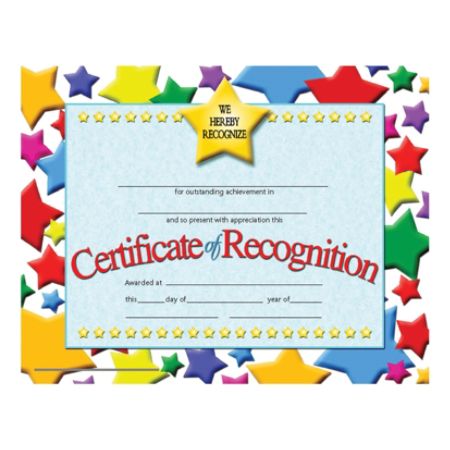 Hayes Certificates Of Recognition 8 12 x 11 Multicolor 30 Certificates ...