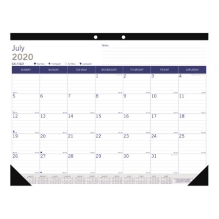 Blueline Academic Calendar 2020 2021 Office Depot