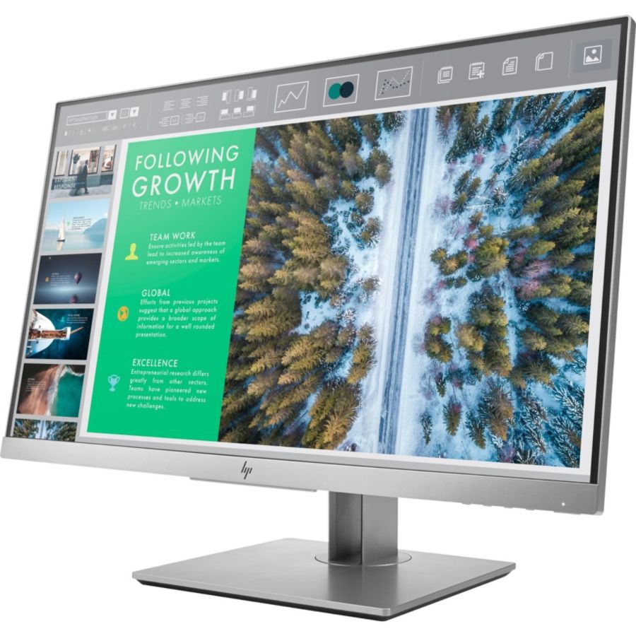 HP EliteDisplay 24" IPS Panel 1920x1200 VGA HDMI DP 60hz 5ms HD LED Monitor - E243