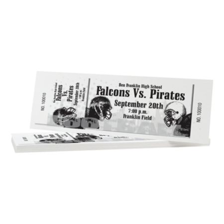 Custom 1 Color Perforated Tickets Event Raffle 1 Side Pack Of 500 Item 984405