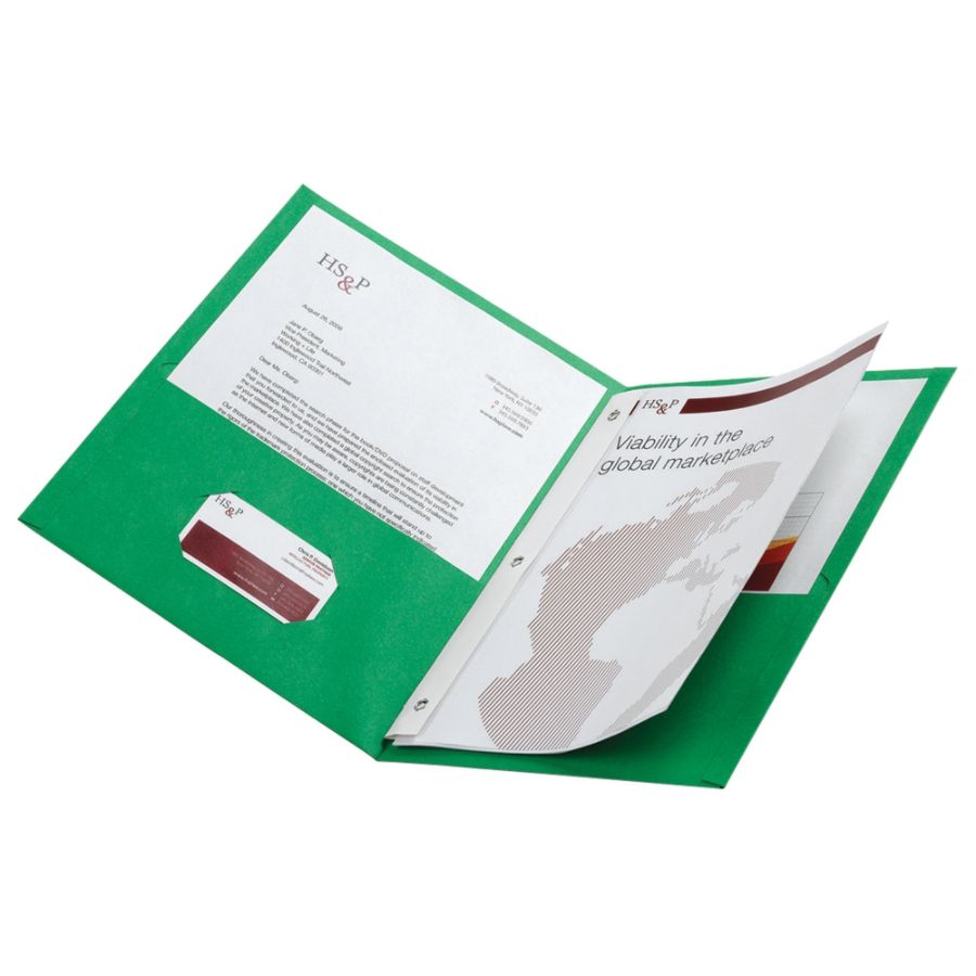 UPC 735854968465 product image for Office Depot� Brand 2-Pocket Textured Paper Folders With Prongs, Light Green, Pa | upcitemdb.com