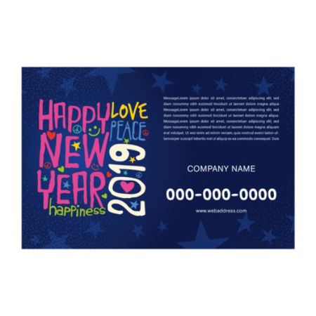 Banner Template Horizontal Star Background Office Depot