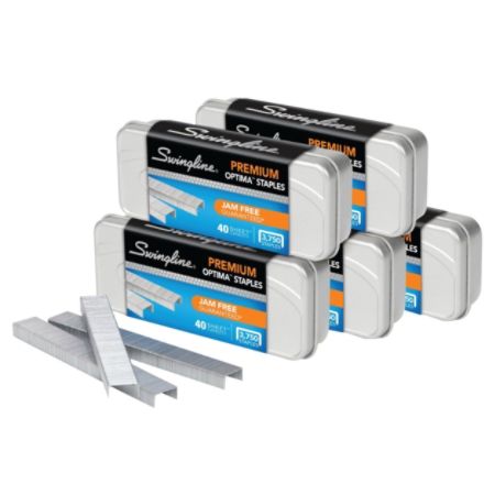 Swingline Optima Premium Staples Value Pack 14 Full Strip 3750 Staples Per Box Pack Of 5 Boxes ...