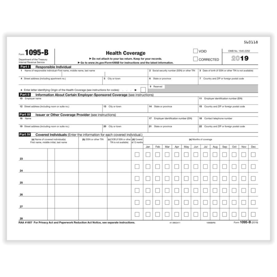 ComplyRight 1095 B Forms Landscape 500 Pk - Office Depot