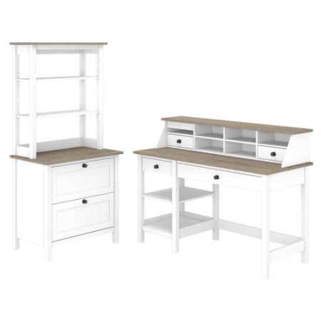 Bush Furniture Mayfield 54 W Computer Desk With Shelves Desktop