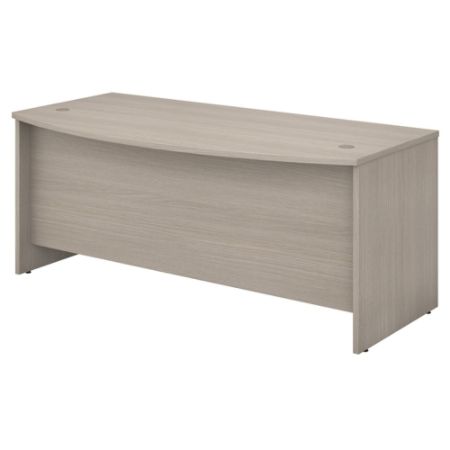 Bush Business Furniture Studio C Bow Front Desk 72 W X 36 D Sand