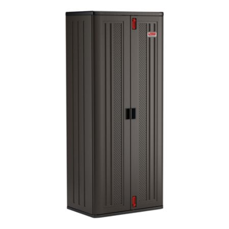 Suncast Commercial Hdpe Tall Cabinet 6 Shelves Gray Office Depot