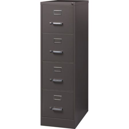 Lorell Fortress 26 12 D Vertical 4 Drawer Letter Size File Cabinet