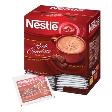 Nestl Rich Chocolate Hot Cocoa 0 71 Oz Box Of 50 Packets Office