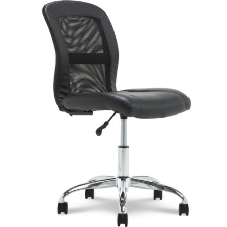 Serta Essentials Faux Leather Mid Back Computer Chair ...