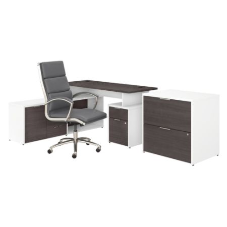 Bush Business Furniture Jamestown 60 W L Shaped Desk With Lateral