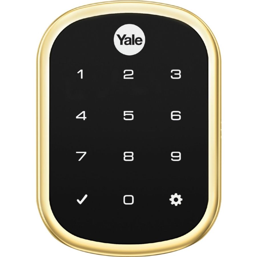 UPC 081023000086 product image for Yale Slim Key Free Touchscreen Deadbolt - Touchscreen - ZigBeePolished Brass | upcitemdb.com