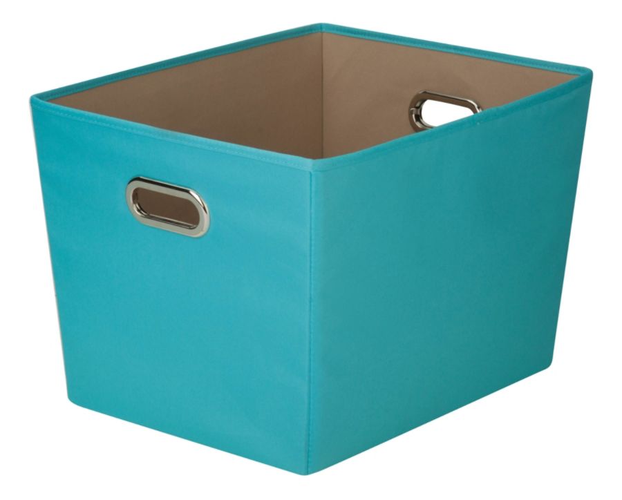 Honey Can Do Large Decorative Storage Bin With Handles 18 12 L X